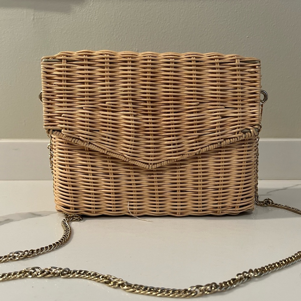 Zara Purse | wicker | structured